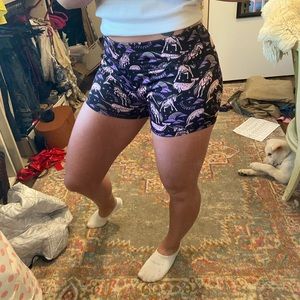 IAB MFG narwall unicorn shorts